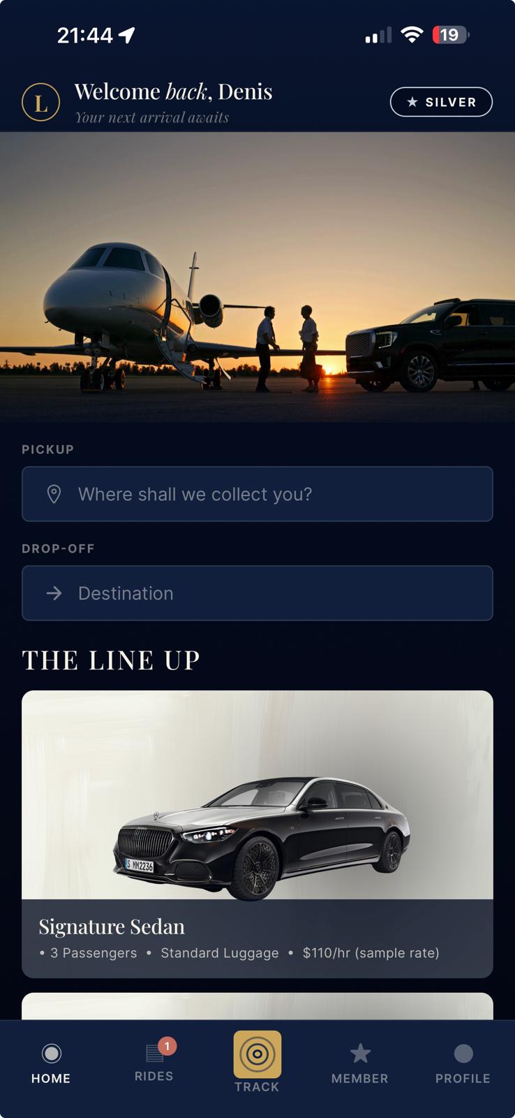 Luna mobile app